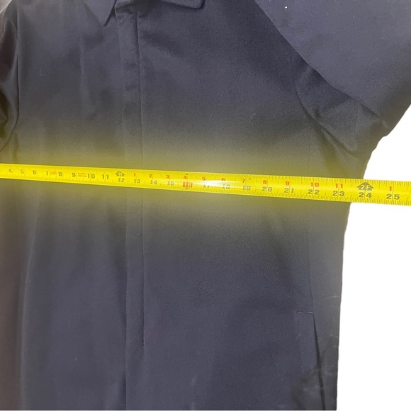 Giorgio Armani Loro Piana 100% Cashmere Storm System Long Coat Size 52 - Picture 11 of 16